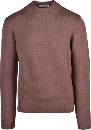 Wool & Co Truien & Vesten, Heren, Bruin, XL, Wol, Maglione Girocollo