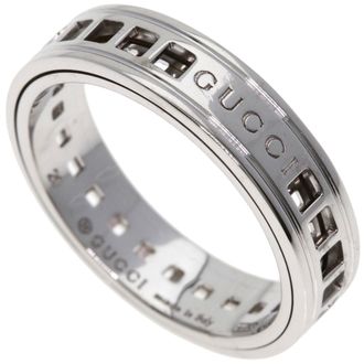 Gucci White Gold (18K) Band Ring (Pre-Owned)