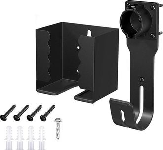 OEM Soporte De Carga Para Veh&iacute;culos El&eacute;ctricos Con Ganchos En J Para Conectores Sae J1772 - Kit De Montaje En Pared Fabricado En Acero Galvanizado, F&aacute;cil 