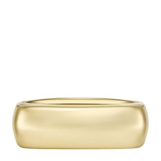 Fossil Womens Heritage D-Link Glitz Gold-Tone Stainless Steel Signet Ring, JF04586710