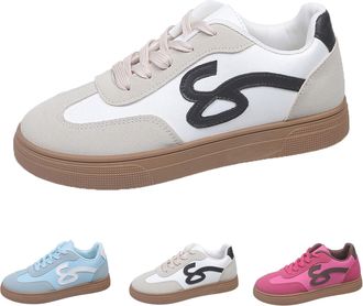 Generic Casual Sneakers for Women Size 4.5 Lace Up Walking Shoes Comfortable Soft Cushioned Insole Sneakers Outdoor Lightweight Slip-Resistance Trainers Shoes