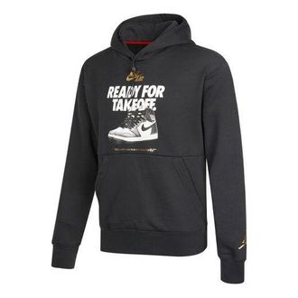 Air Jordan Mens Air Jordan Shoes Alphabet Printing Basketball Sports Fleece Lined Black DO9152-010