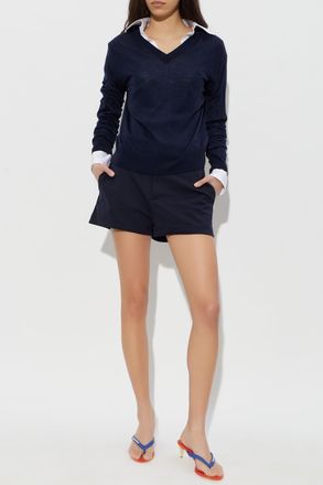 Dsquared2 Cotton Shorts, Womens, Navy Blue