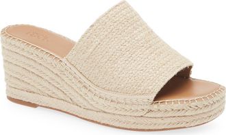 Nordstrom Rack Claire Jute Wedge Slide Sandal in Beige Natural at Nordstrom Rack, Size 9.5