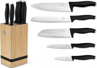 Berlinger Haus Berlinger-haus Juego De Cuchillos De Cocina Negro Mate 6 Piezas