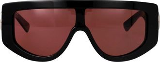 Gucci Gafas de Sol con Montura Rectangular - Accessories - Mujer - Negro - ONE SIZE