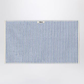 Tekla White striped towel 50x90