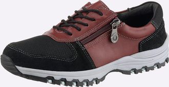 Casual Looks Schn&uuml;rschuh CASUAL LOOKS, Damen, Gr. 36, bordeaux, Glattleder, Mesh, Schuhe Schn&uuml;rschuh