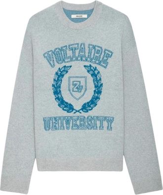 Zadig&Voltaire Maglione Marko - - Sweatshirts & Hoodies - Uomo - Grigio - M