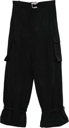 The Attico Pantaloni con fibbia - Nero