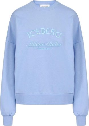 Iceberg Regular Fit Sweatshirt - Dames - Sweatshirts - Blauw - S - Hoodies & sweatvesten