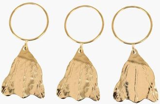 Jil Sander Brass CULTURE 3-Set Rings size S