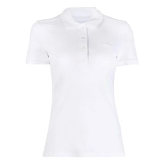 Lacoste Polo Shirts, female, White, Size: XS L.12.D Slim Fit Stretch Mini Piqu&eacute; Polo