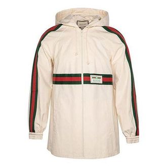 Gucci Cotton Jacket Hooded Blazer For White 605613-XJCBV-9381