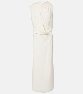 Sportmax Vestido largo Ebbri drapeado