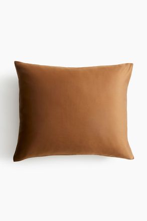 H&M Kopfkissenbezug aus Satin - Braun