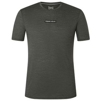 super.natural New School Tee Merinoshirt für Herren | grau