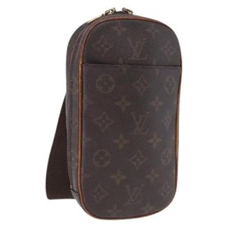 Louis Vuitton Pre-owned Vintage Monogram Shoulder Bag - Dames - Pre-owned - Bruin - Maat: ONE Size Leer