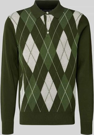 Tommy Hilfiger Regular Fit Strickpullover aus reiner Baumwolle in Khaki, Größe XXL