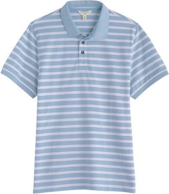 Seasalt Cornwall Balefire Stripe Polo in Breton Waterfall at Nordstrom, Size Xx-Large