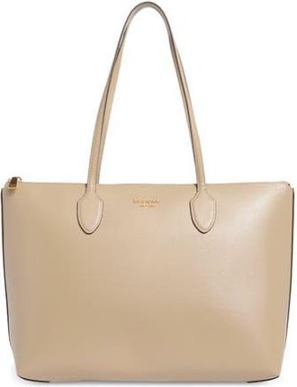 Kate Spade New York large bleecker leather tote in Timeless Taupe at Nordstrom Rack