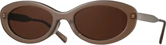 Eyevan 7285 Eyevan, unisex, Accessoires, Bruin, Maat: 53 MM