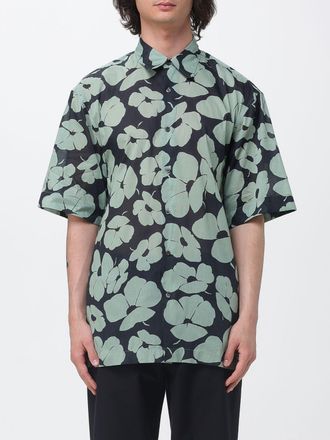 Dries Van Noten Camicia casual in cotone con stampa floreale