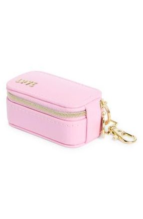 Nordstrom Mini Travel Jewelry Case Key Chain in Pink- Gold Love at Nordstrom Rack