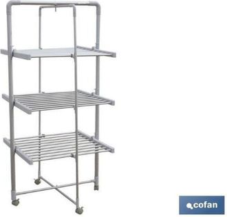 cofan Cofan - Tendedero Electrico De Torre 300w Cable 2 M Medidas 73 X 68 X 1,48 M