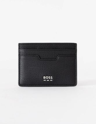 HUGO BOSS Mens BOSS Orange Lewys Mens Card Holder - Black 001 - Size: ONE size