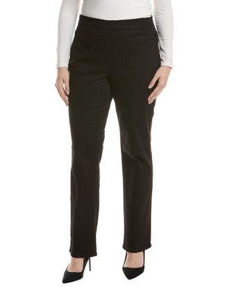 NYDJ Plus Bailey Black Rinse Relaxed Jean