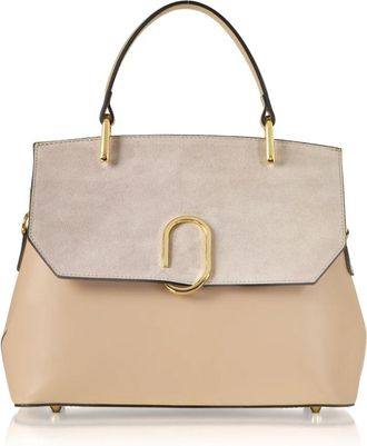 Le Parmentier Handbags - Dames - Handtassen - Beige - ONE Size - Leer - Tassen
