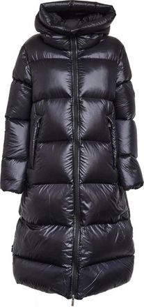 Pyrenex Hooded Down Coat - Dames - Dons jassen - Zwart - S - Jassen