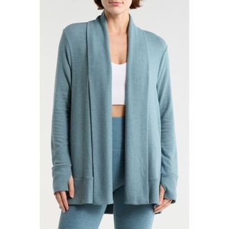 Beyond Yoga Soften Up Cardigan in Storm at Nordstrom Rack, Size X-Small