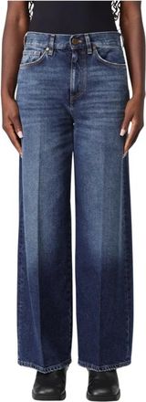 PT01 Blauwe Jeans voor Stijlvolle Outfits - Dames - Loose Fit Jeans - Blauw - W27 - Jeans