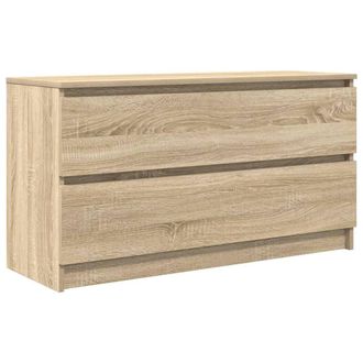 Berkfield Home TV Cabinet Sonoma Oak 100x35x54 cm Engineered Wood in Brown | Size: 100 x 35 x 54 cm