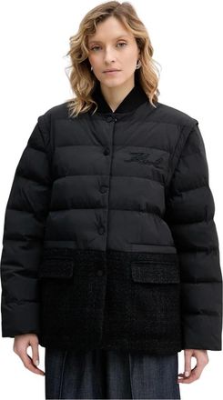 Karl Lagerfeld Chaqueta de Lana - Jackets - Mujer - Negro - S