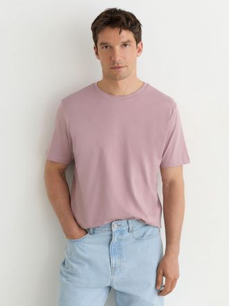 Reiss Dusty Rose Cotton Crew-neck Tailored-fit T-shirt, Xxl