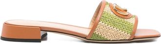 Valentino Garavani Sliders, female, Multicolor, Size: 10 US Shoes Valentino Garavani
