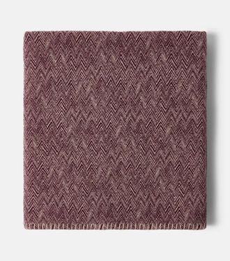 Missoni Camelia Chevron wool and cashmere throw