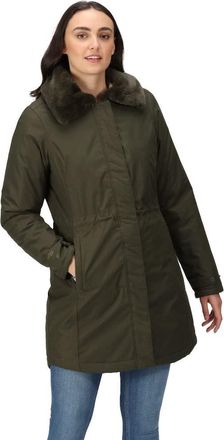 Regatta Womens Renata Jackets Waterproof Insulated, Dark Khaki, 14 UK