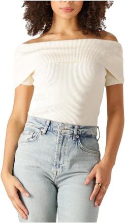 Est'seven Lynn Top - Dames - Blouses - Beige - 2XL - Leer - Overhemden