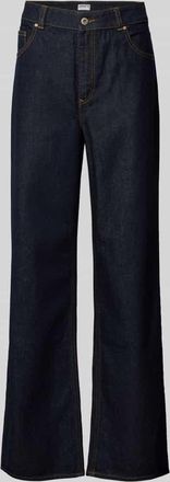 Jake*s Casual Wide Leg Jeans aus reiner Baumwolle in Jeansblau, Gr&ouml;&szlig;e 36