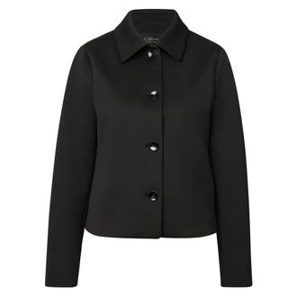 s.Oliver Scuba Jas met Splitzakken - Dames - Zomerjassen - Zwart - M - Polyester - Jassen