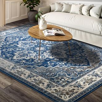 Villeroy & Boch Teppich »Jehanne« rechteckig 11 mm Höhe Orientalisch, Wohnzimmer, Schlafzimmer, Klassisch, Kurzflor, Weich