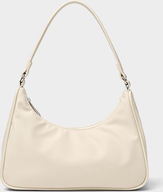 Simons Womens Luxurious fabric shoulder bag