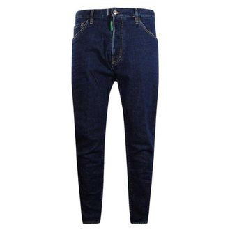 Dsquared2 DSquared2 Heren Relaxed Fit Jeans (Donkerblauw)