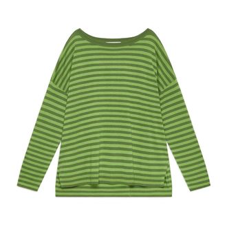 Maliparmi Round-neck Knitwear, female, Green, Size: M Round-neck Knitwear