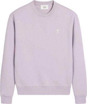 Ami Ami de Coeur Sweatshirt - Heren - Sweatshirts & Hoodies - Paars - Maat: 2XL Katoen