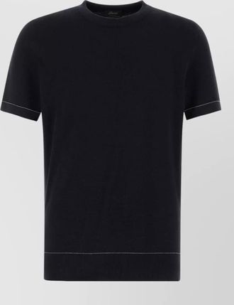 Brioni cotton t shirt short sleeves crew neck
